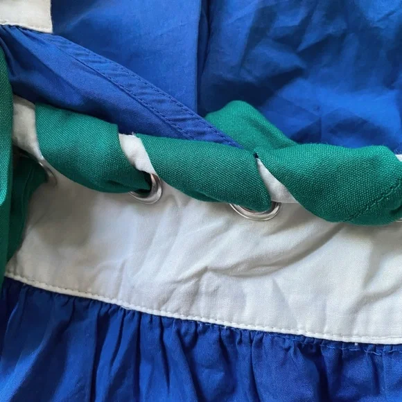 By Anthropologie Sleeveless Whipstitch Mini dress SIZE M  blue color new nwt - Picture 5 of 6